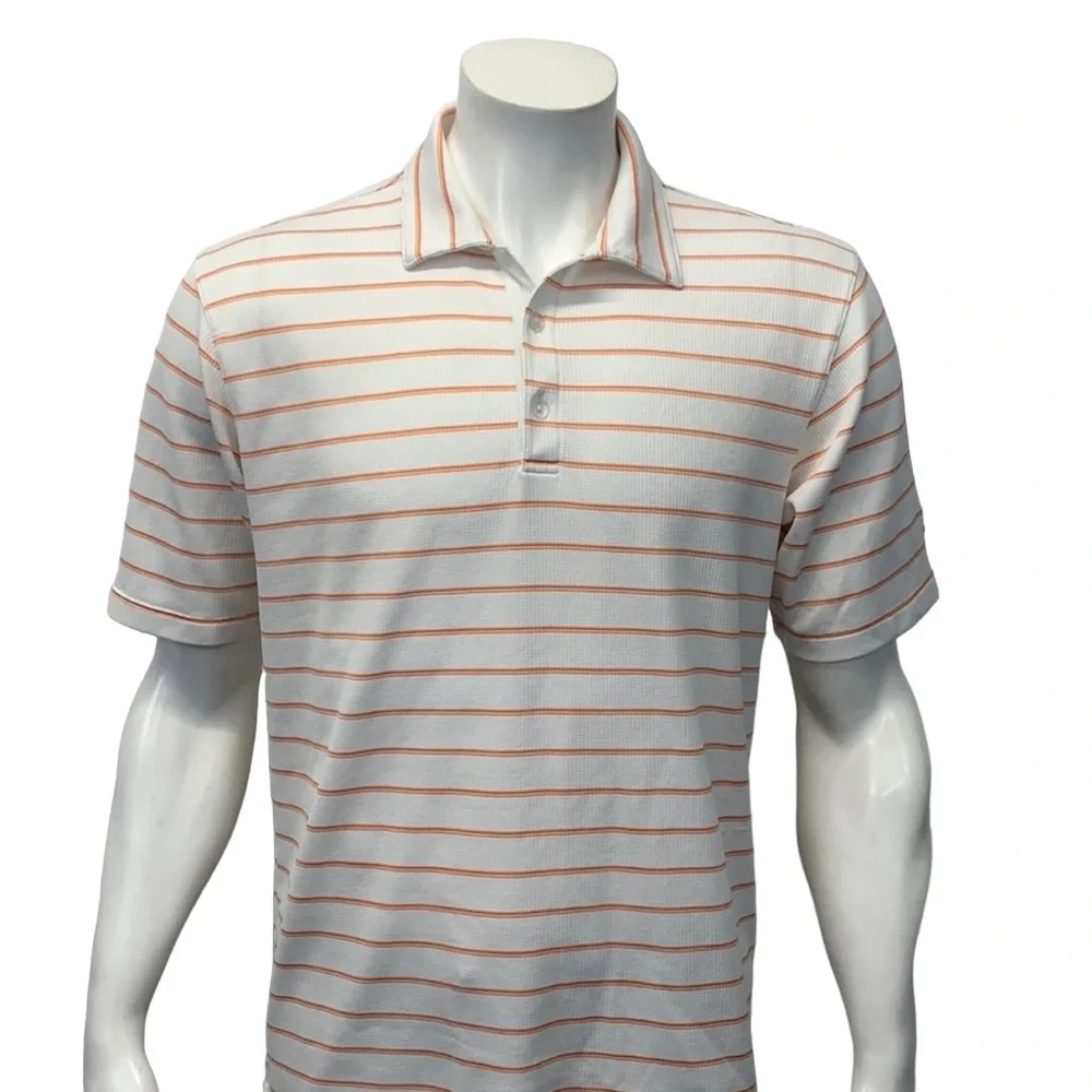 Nike Golf Polo Tour Performance Orange/White Shirt